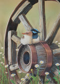 Wagon Wheel Wrens Print