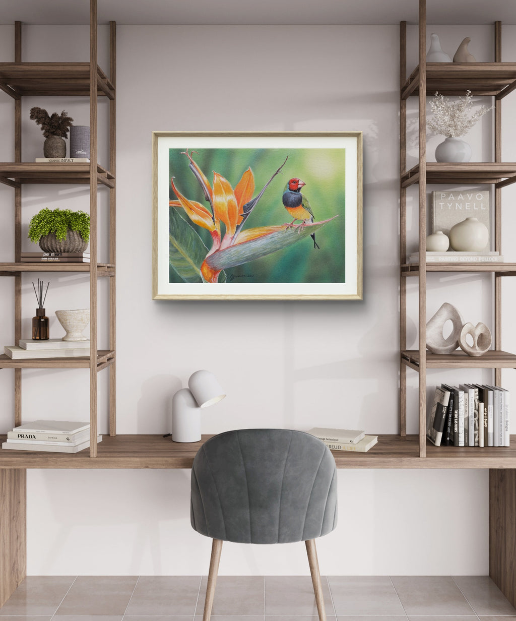 Paradise Finch Print